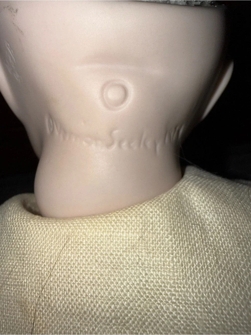 Vernon Seeley 1970’s bisque porcelain reproduced antique doll mold boy doll